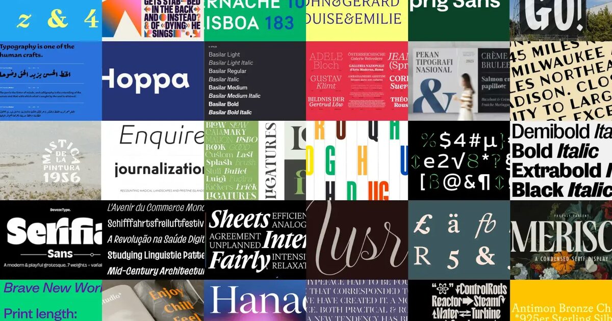 30 Best Fonts of 2023