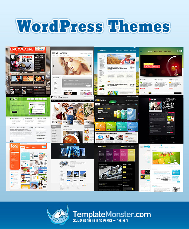 Win 7 Wordpress Themes From Template Monster Webdesigner Depot Webdesigner Depot Blog Archive