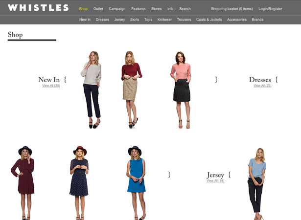 30 e-commerce sites worth seeing | WDD