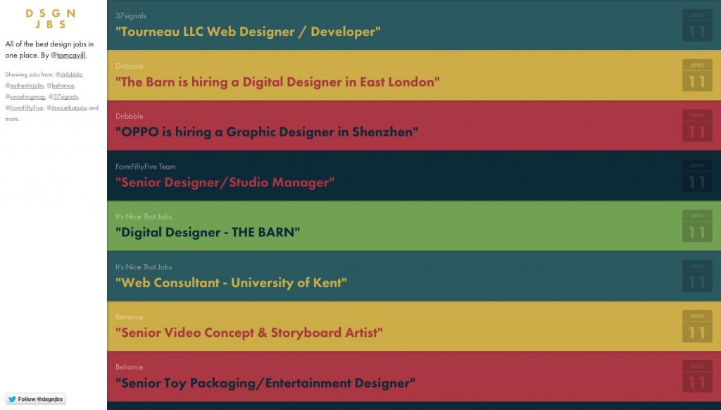 What's new for designers, April 2013