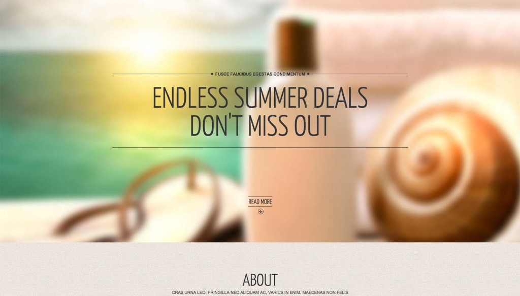 Deal of the week: Responsive parallax templates