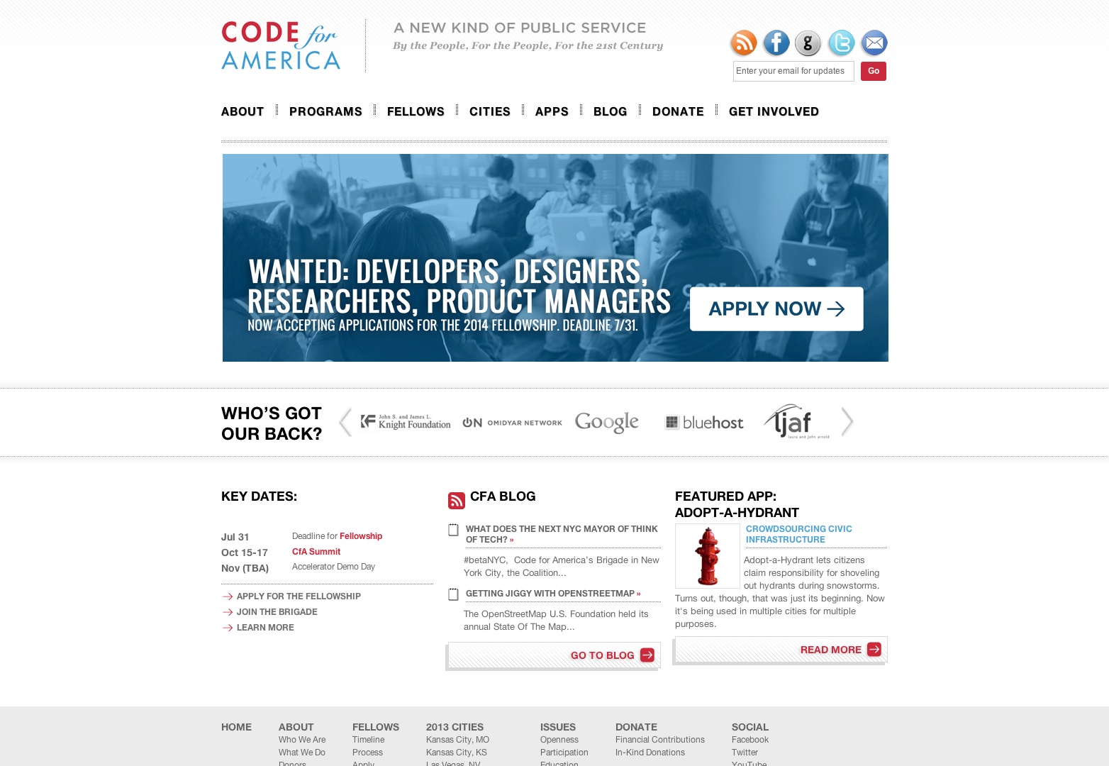 Code for America | A New Kind of Public Service