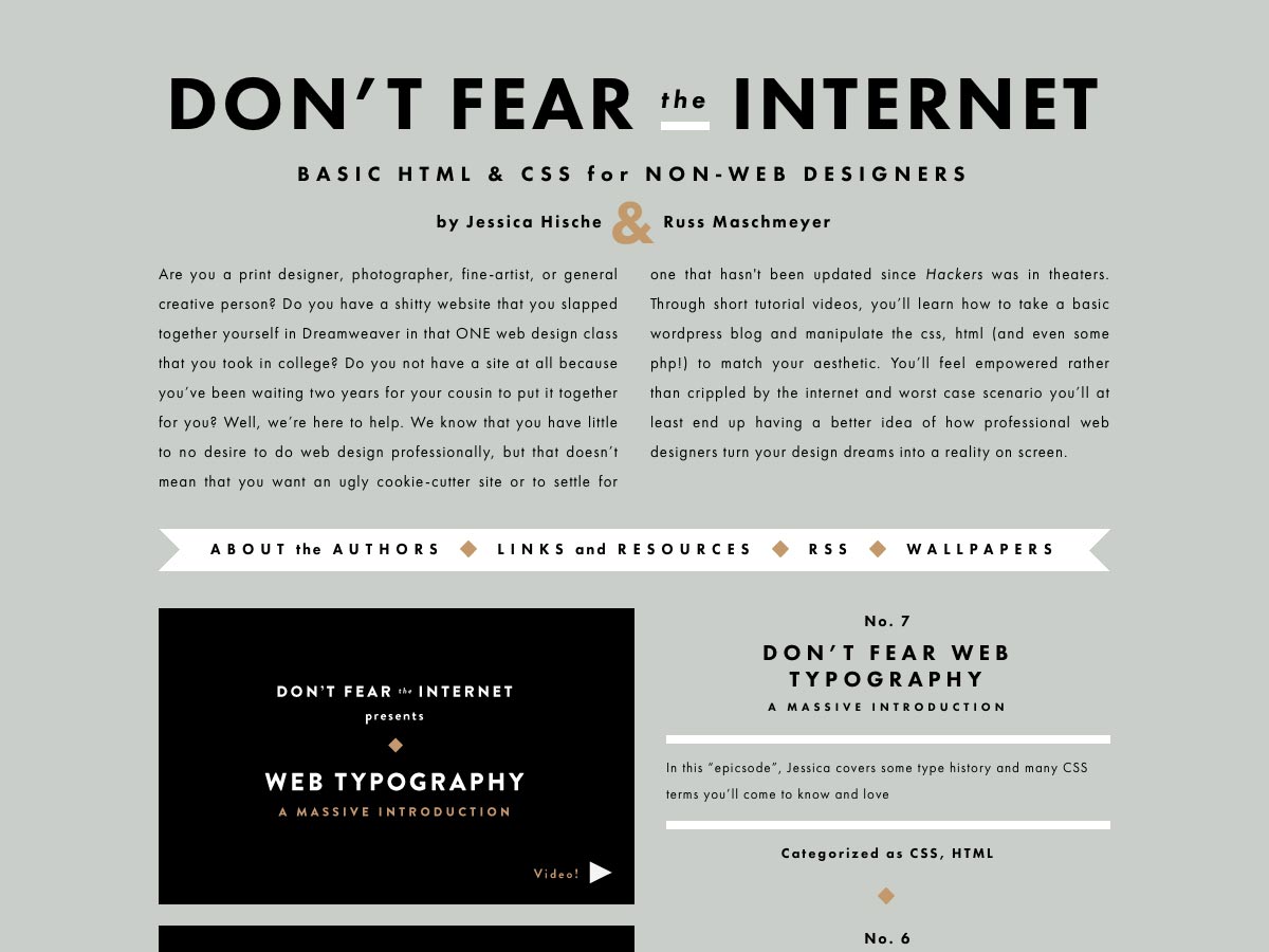 Don't Fear the Internet