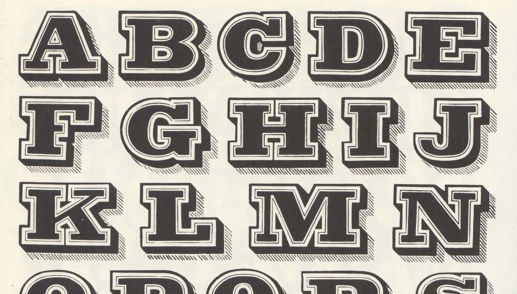 80+ free wood type alphabets