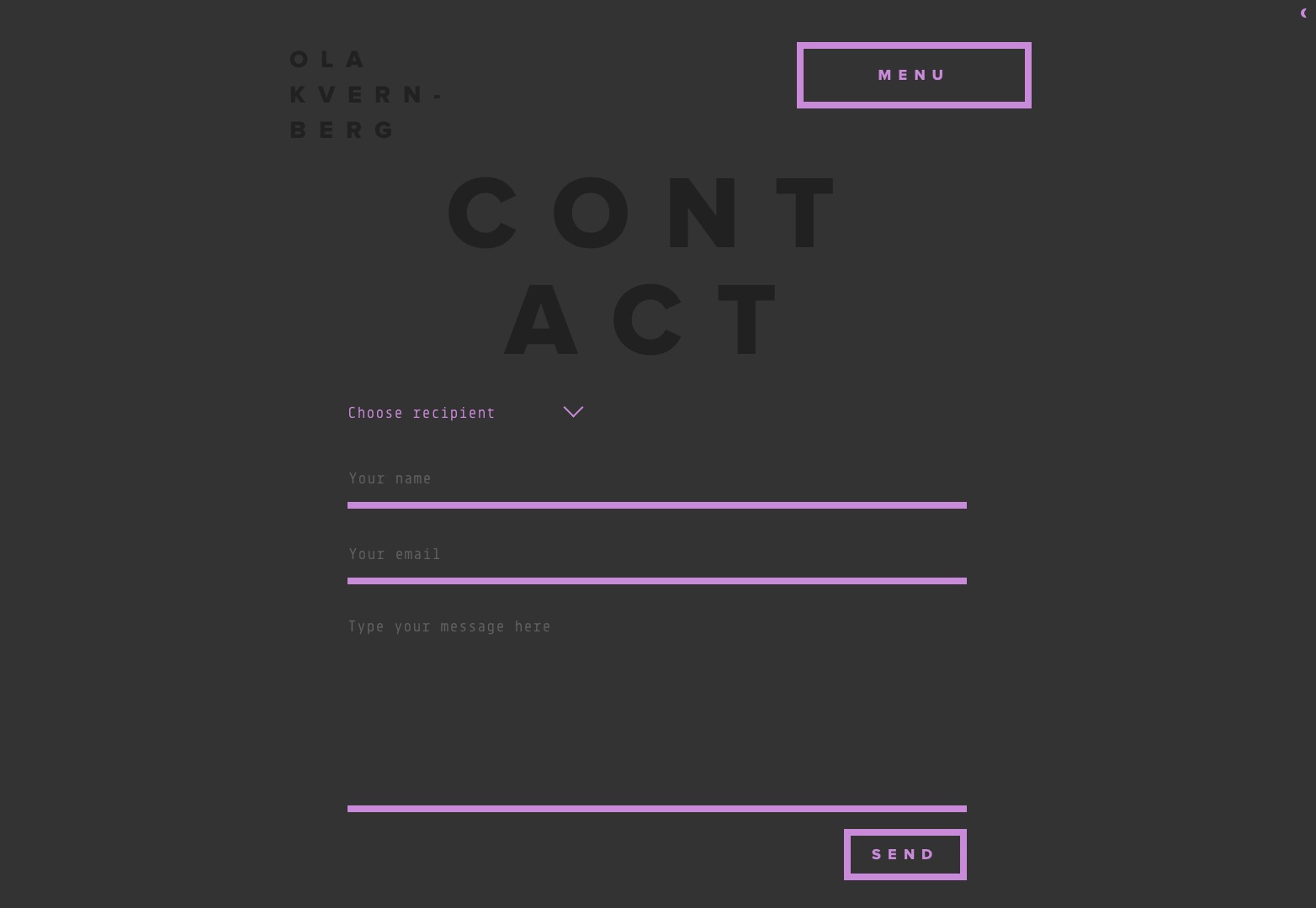 Ola Kvernberg - Contact