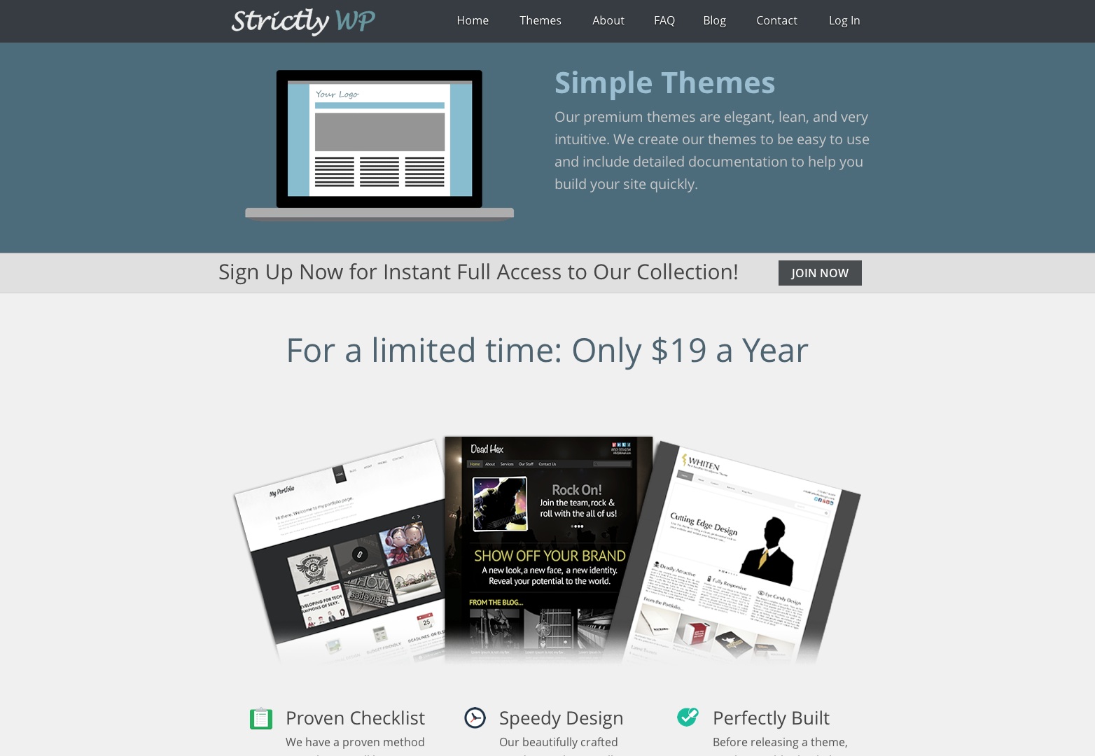 Strictly WP | A one stop shop for WordPress Themes & More