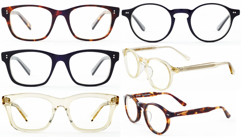 Type inspired glasses for font nerds