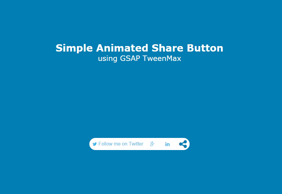 Animated Share Button