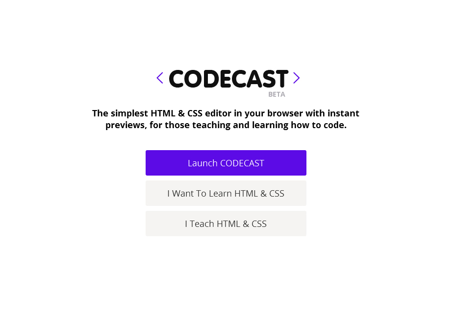 Codecast: Real-time HTML and CSS