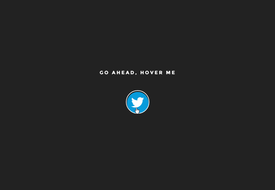 Animated Twitter Button