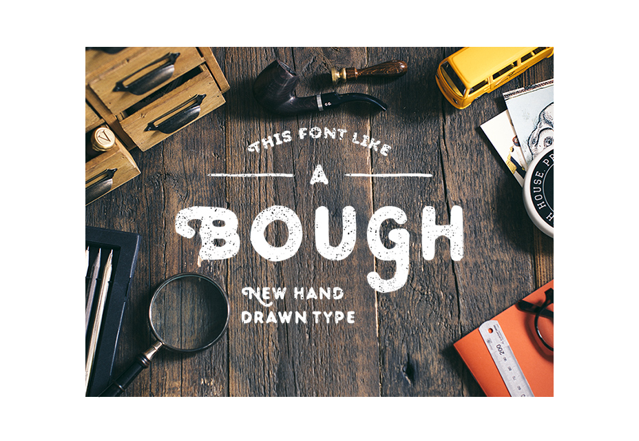 Bough: Hand-Drawn Typeface