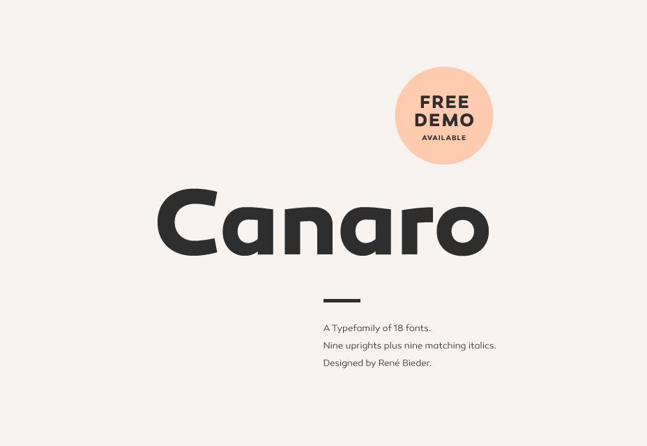 Canaro Font
