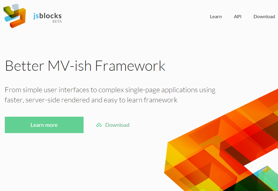 JSBlocks: Model View-like Web Development Framework