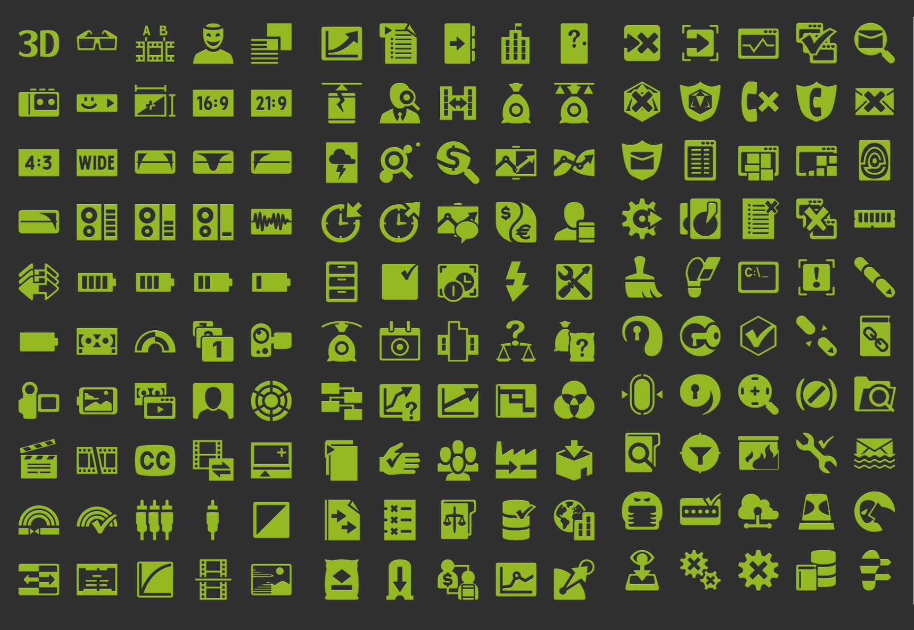 54K Editable and Scalable Android Icons