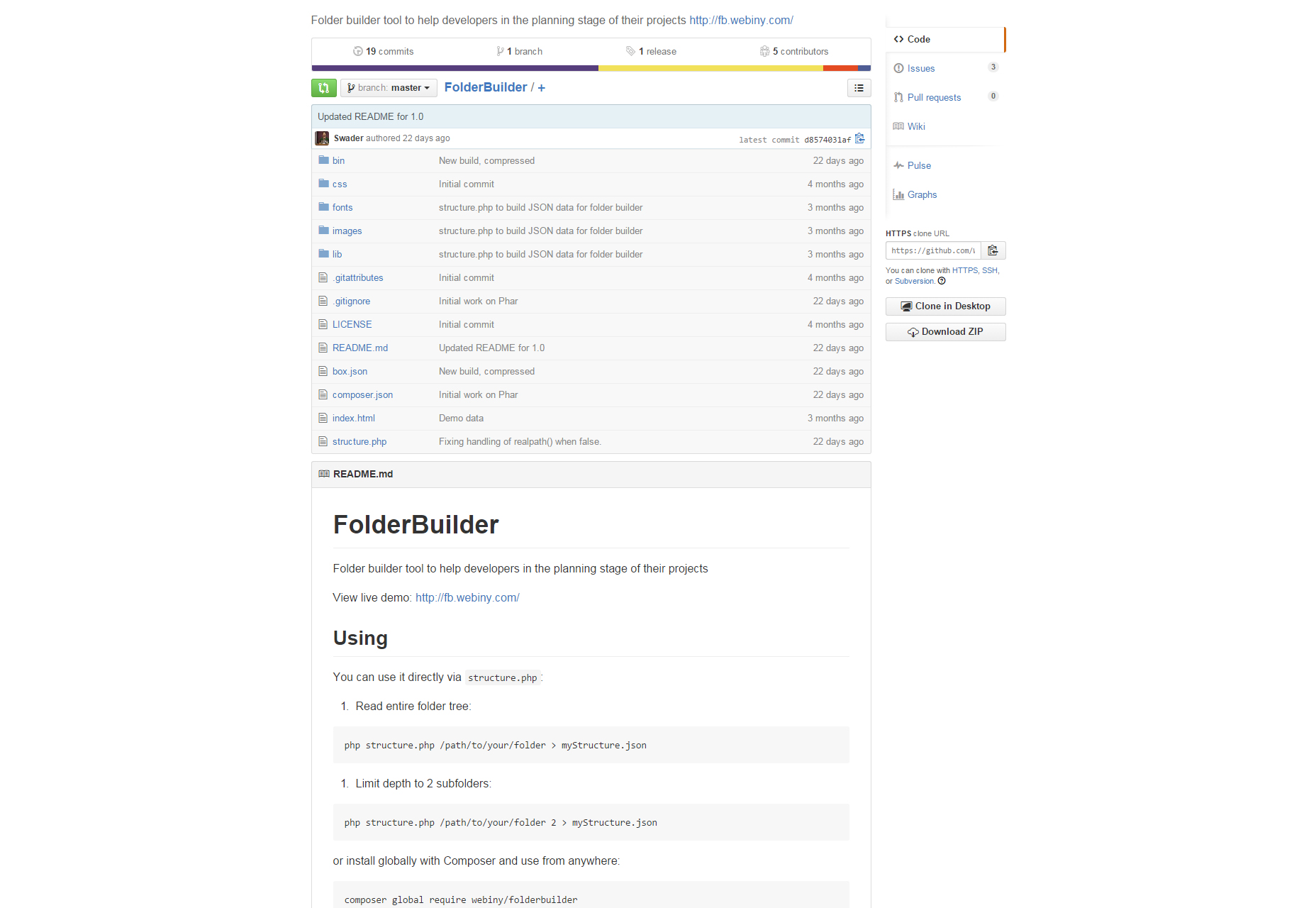 FolderBuilder: Folder Tree View CSS and JavaScript Library