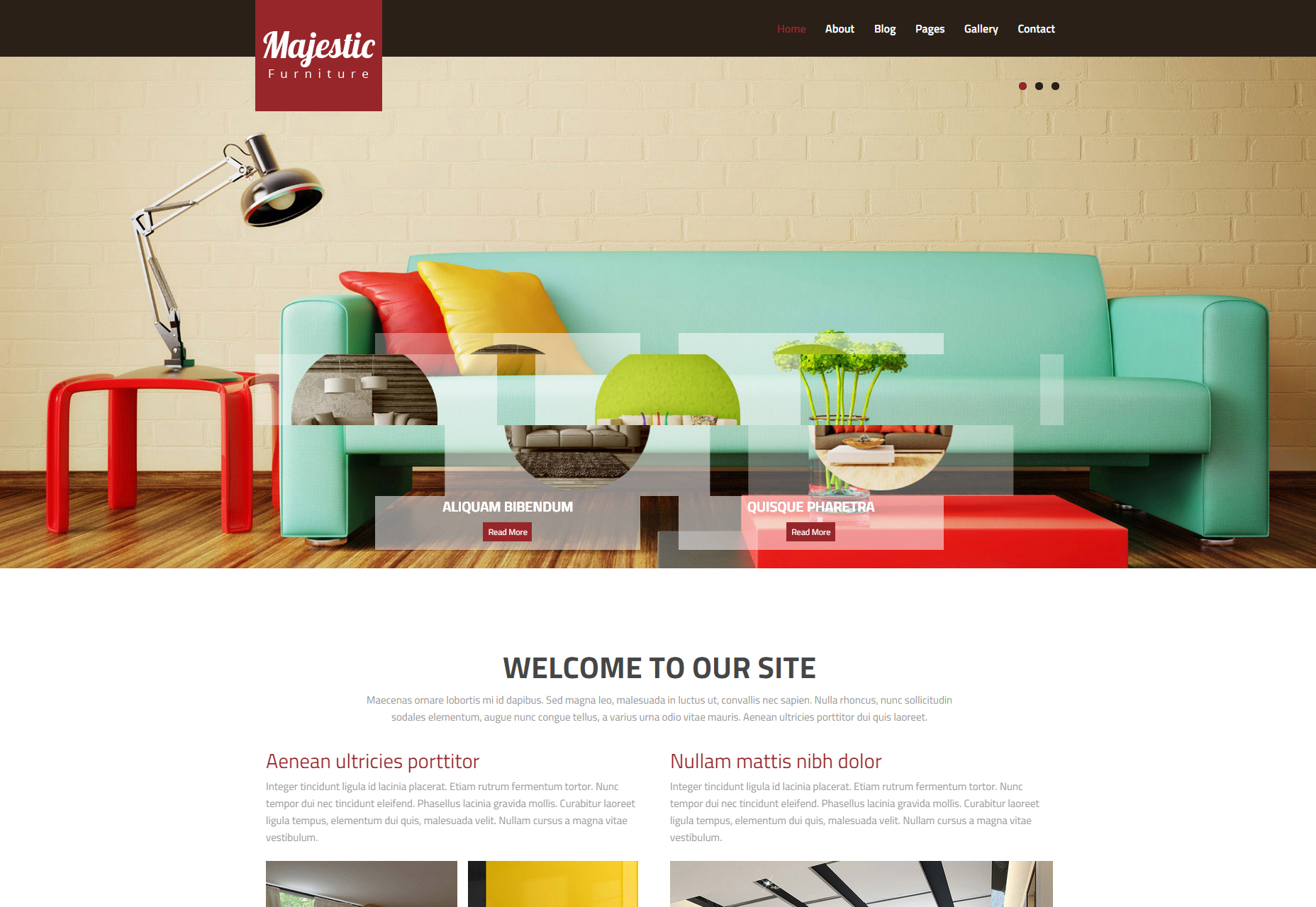 Majestic: Interior Design Multipurpose HTML Web Template
