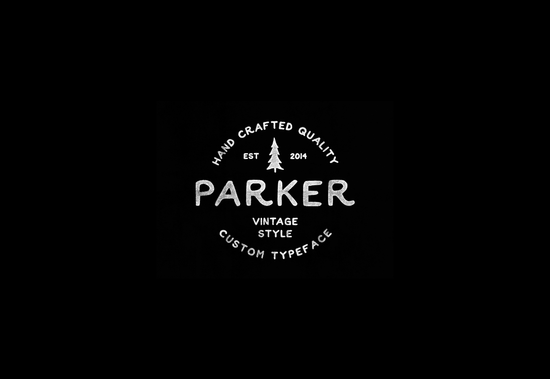 Parker: Hand Crafted Grunge Font