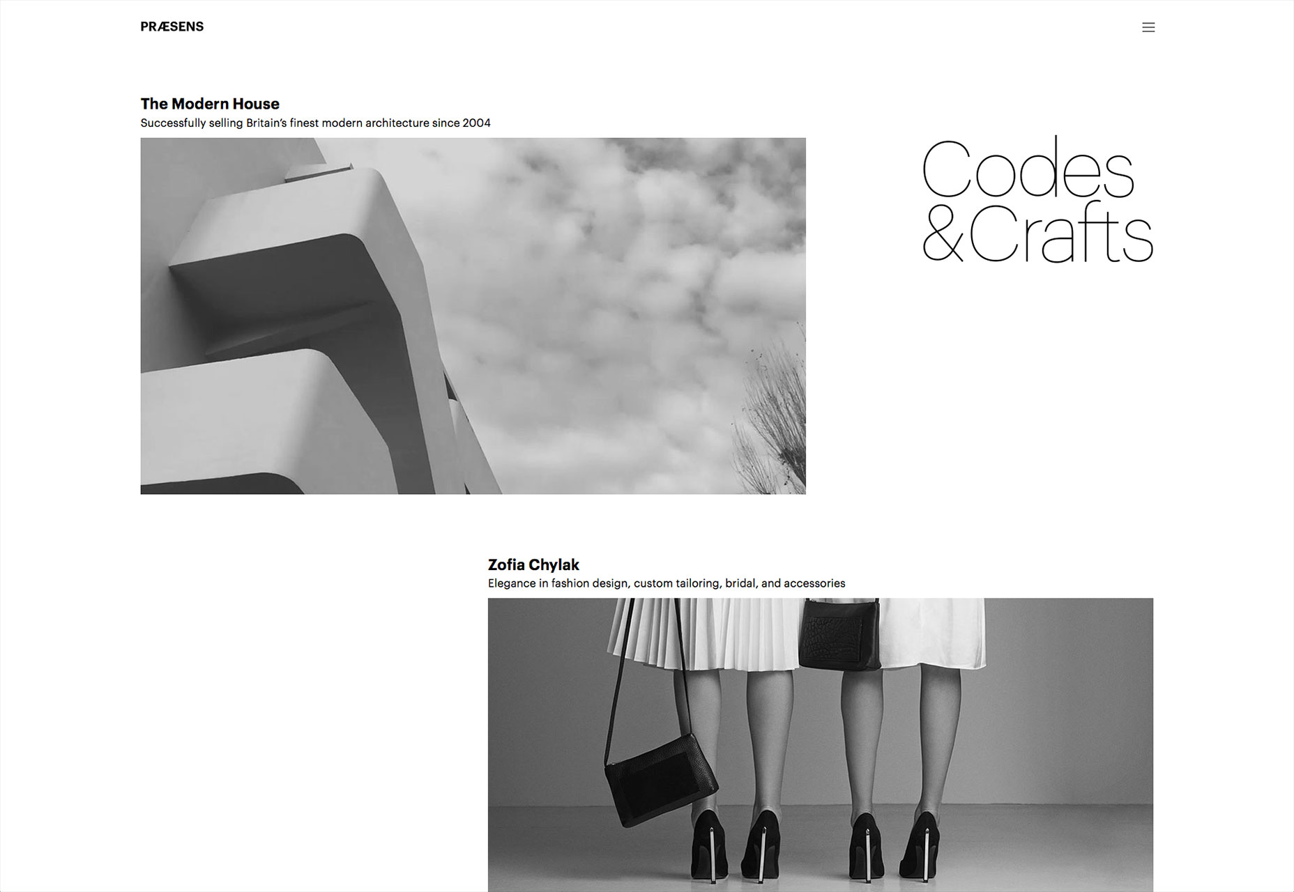 Black and White - Returning to Prominence in Website 
