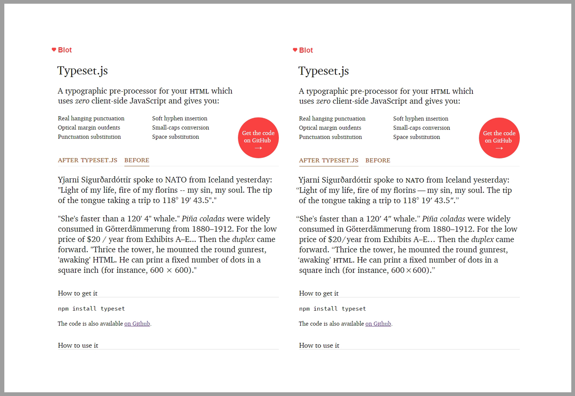 TypesetJS: HTML-focused Text Pre-processor