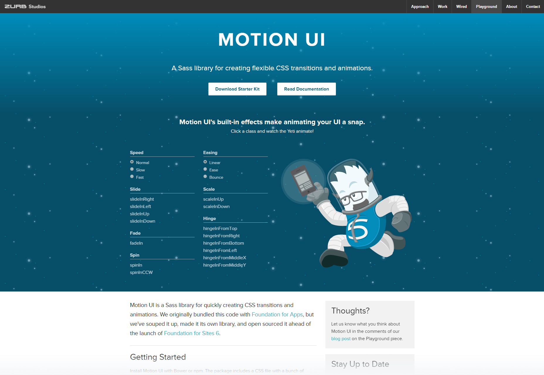 Motion UI: Element CSS Animations Library