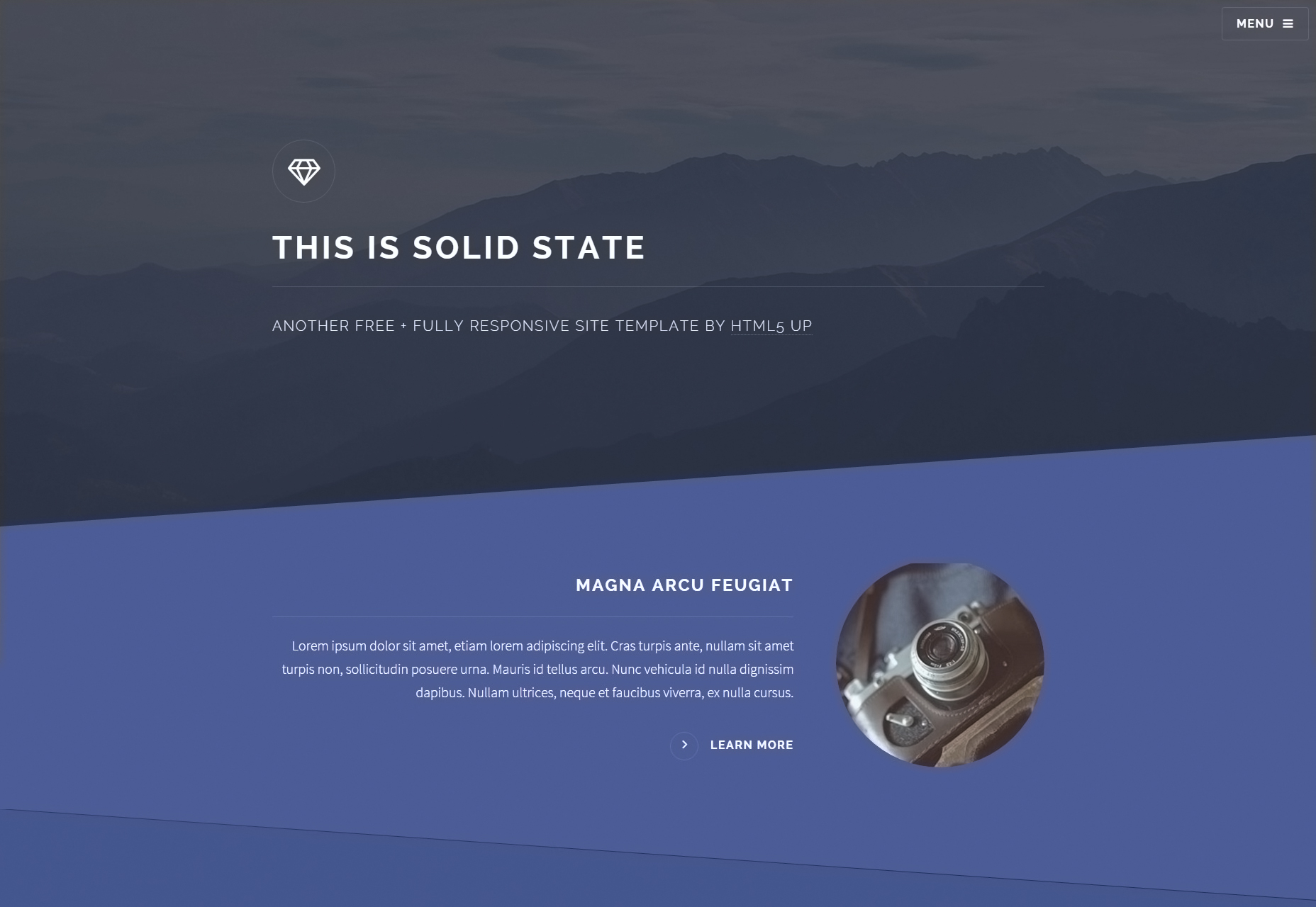 Solid State: Fully Responsive Web Template