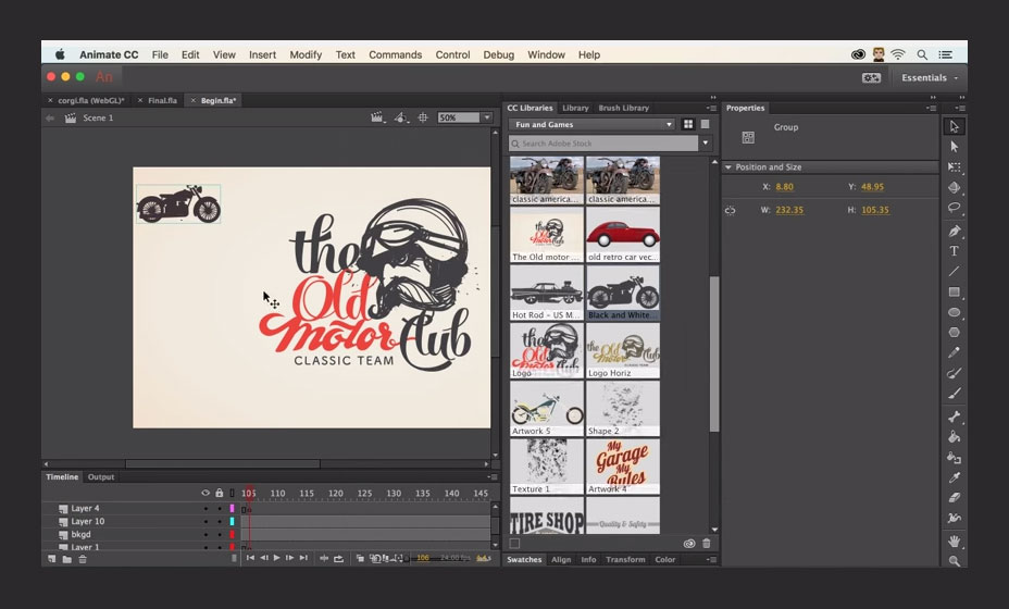 First look at Adobe's Animate CC | Webdesigner Depot