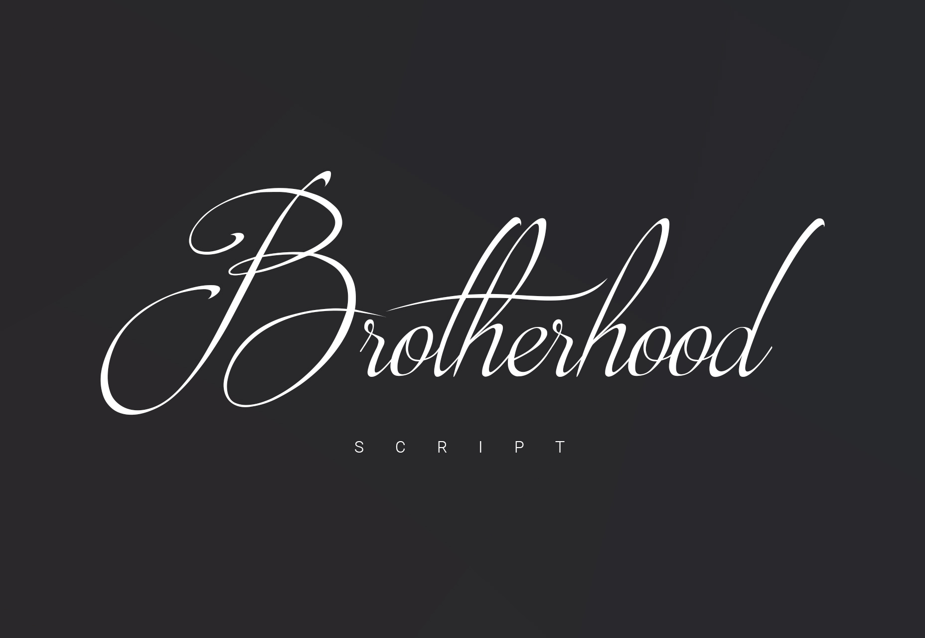 Brotherhood: Fancy Script Typeface