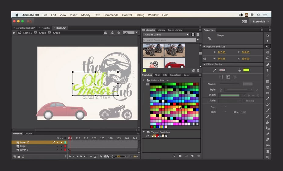First look at Adobe's Animate CC | Webdesigner Depot