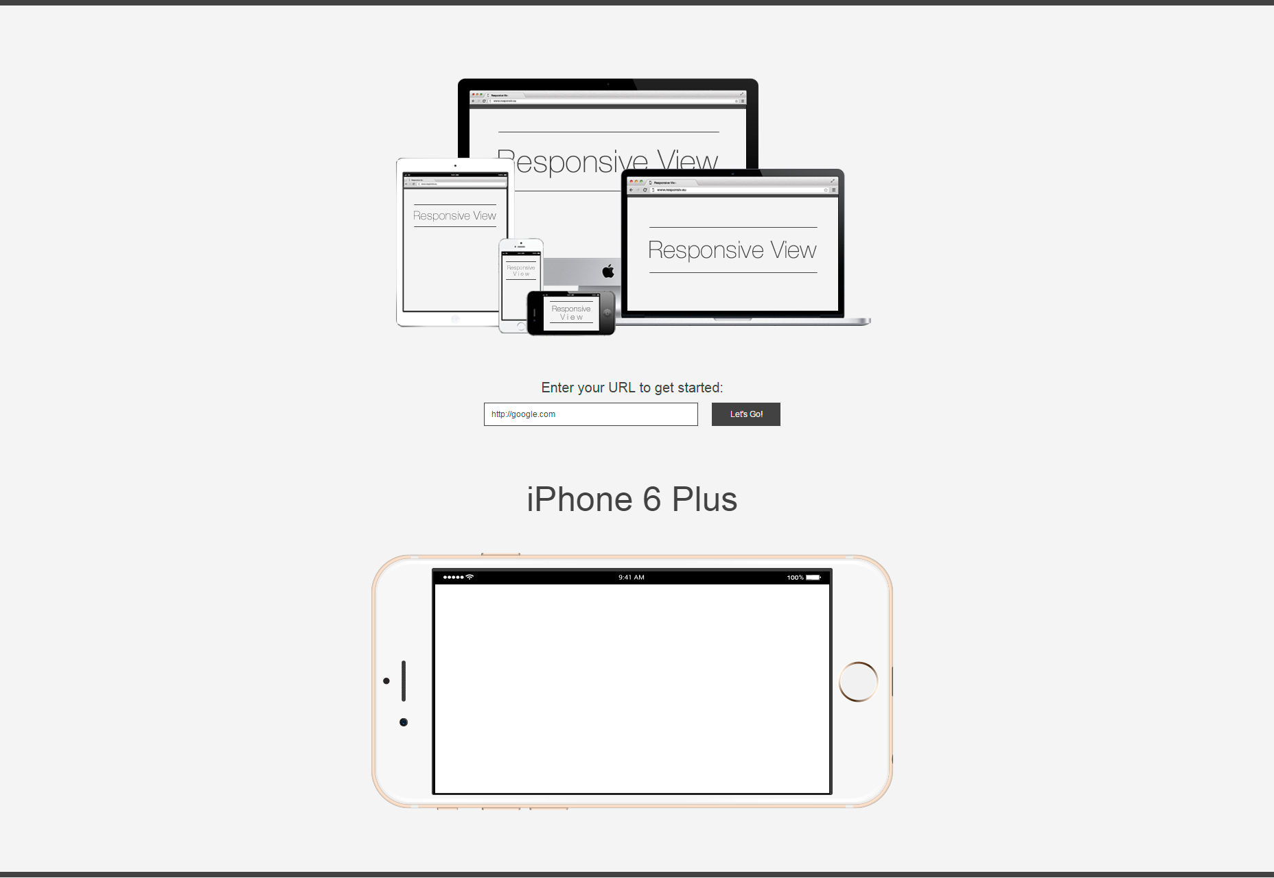 Responsive View: A Cross-device Website Displaying Tool