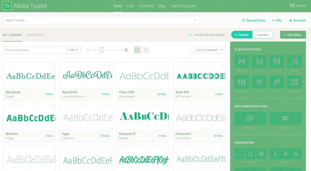 Adobe Typekit unveils major redesign