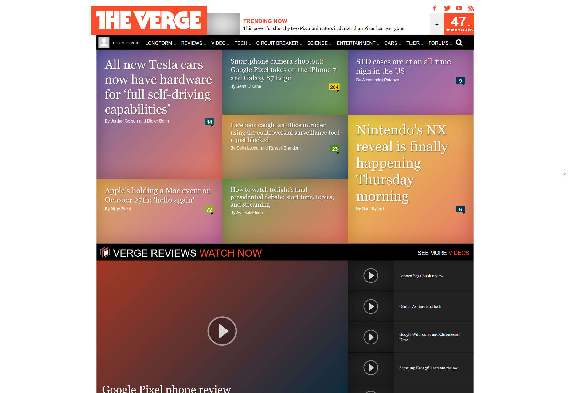 The Verge Gets a Redesign | Webdesigner Depot Webdesigner Depot » Blog  Archive