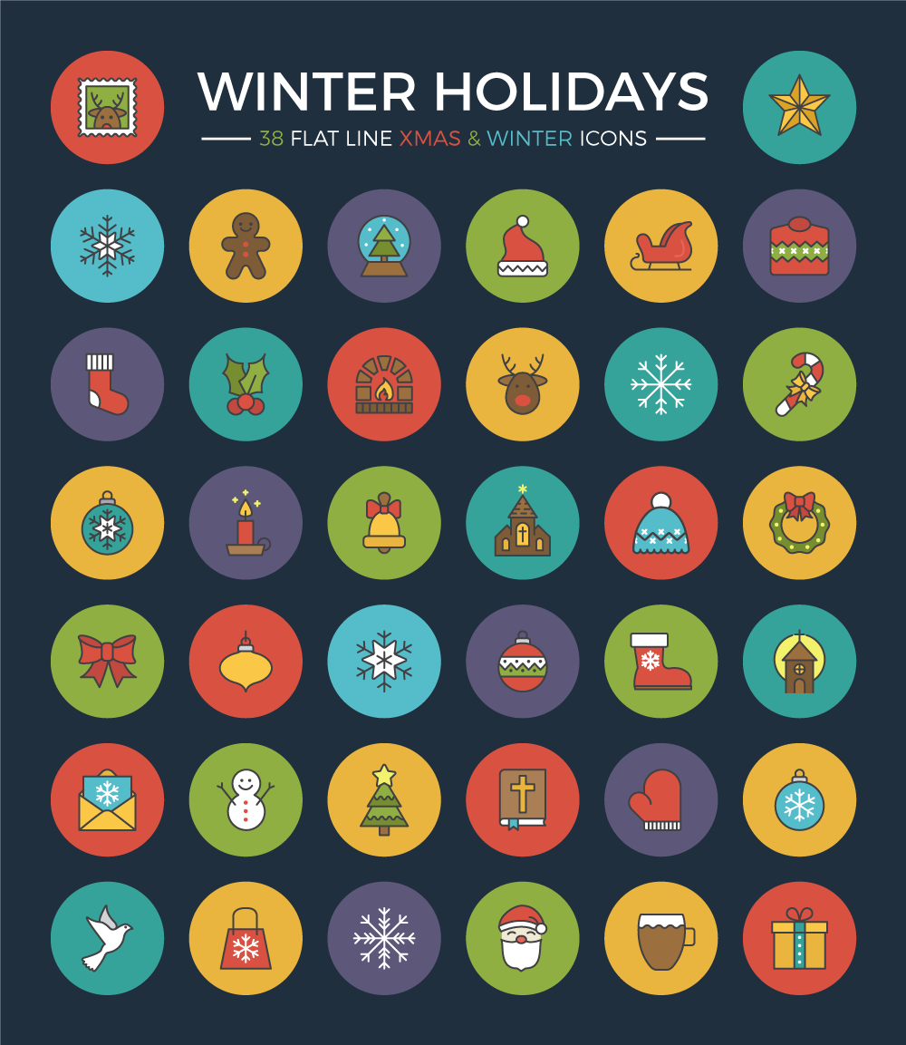 winter-holidays-flat-line-icon-set-preview