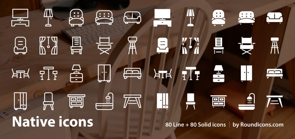 Free Download: Home Furniture Icons