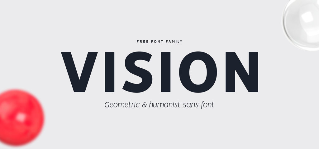 Free Download: Vision Family of 12 Fonts
