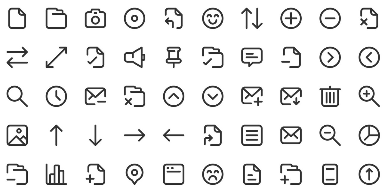 Free Download: 100 Essential Icons