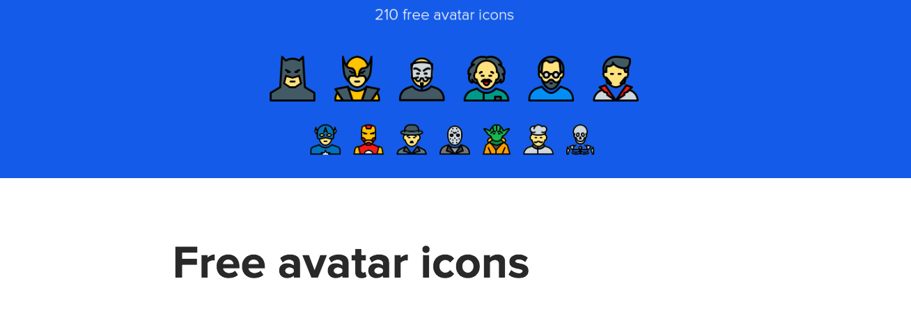 Free Download: Avatar Icons