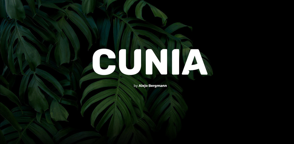 Free Download: Cunia Font