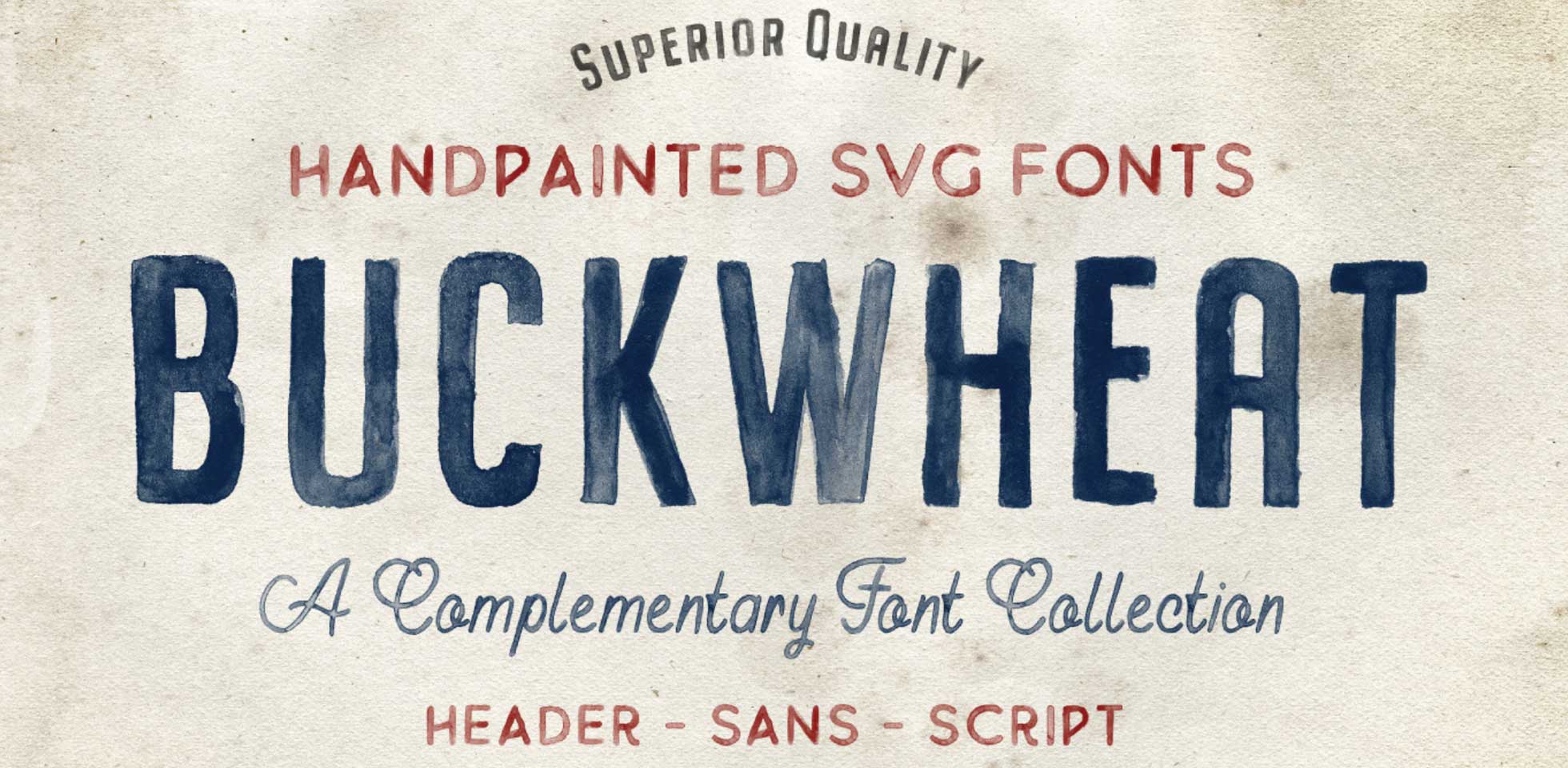 Free Download: Buckwheat SVG Font