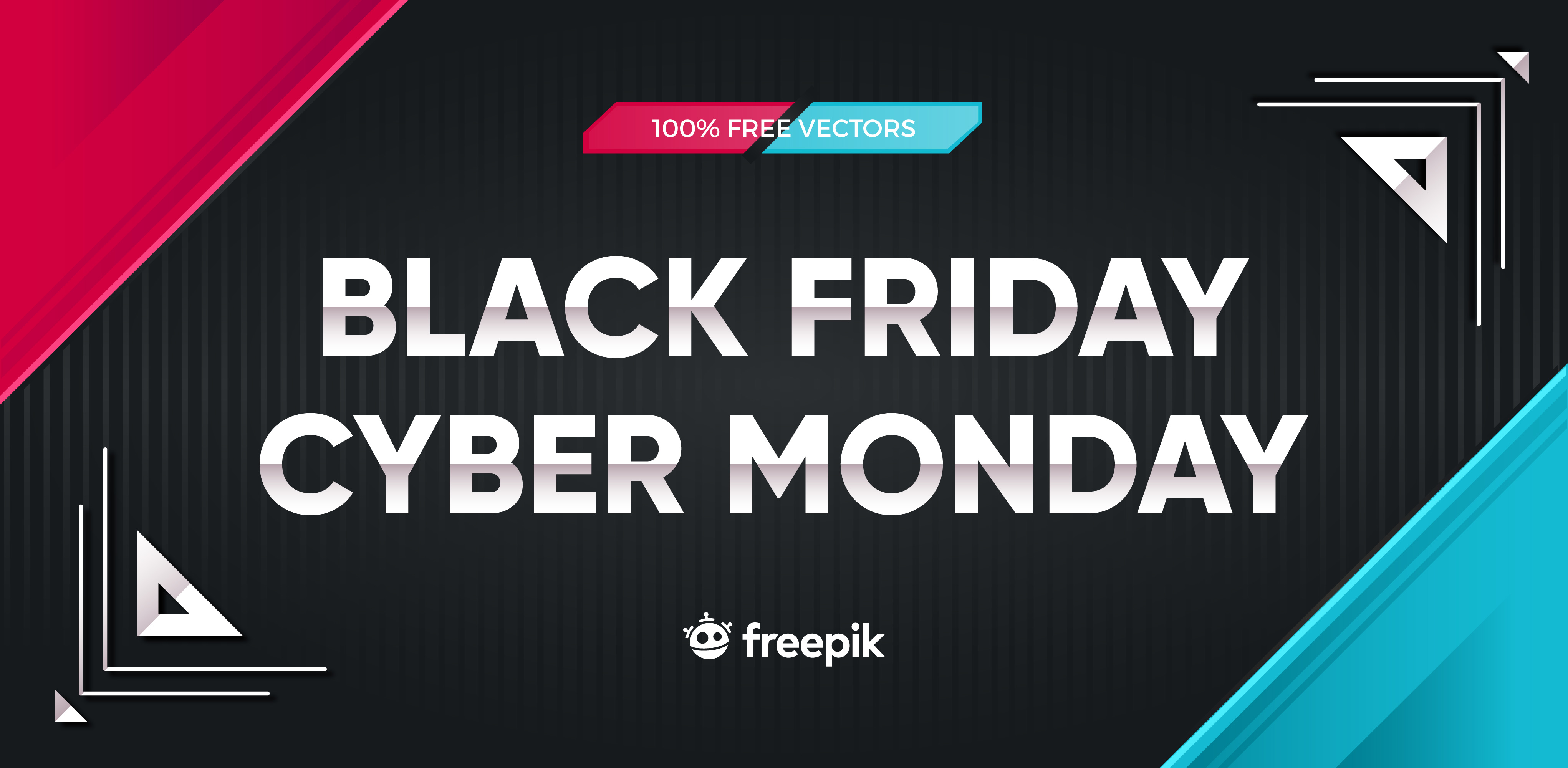 Free Download: Black Friday and Cyber Monday Banner Bundle