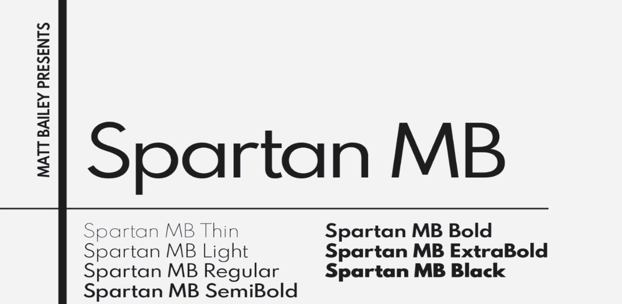 Free Download: Spartan Typeface