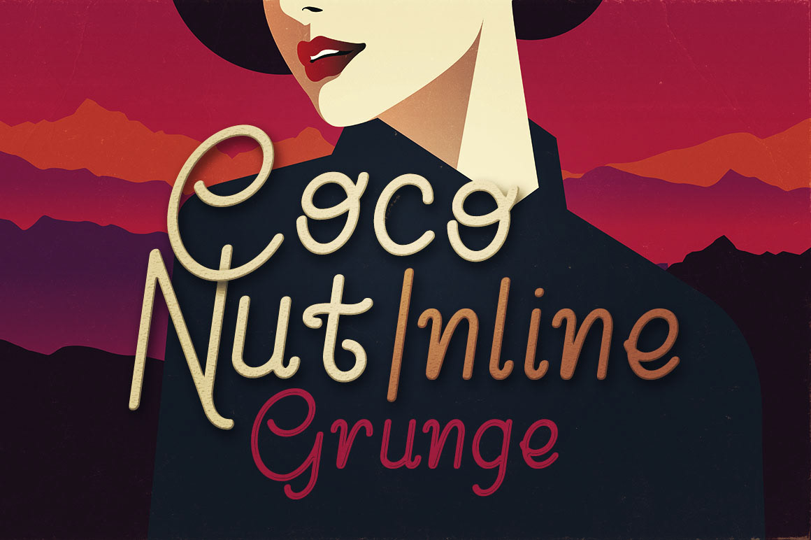Free Download: Coconut Inline Grunge