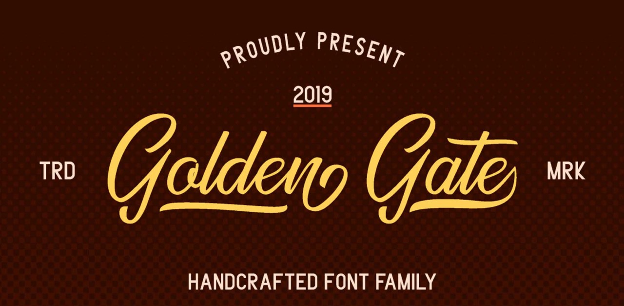 Free Download: Golden Gate Font Duo