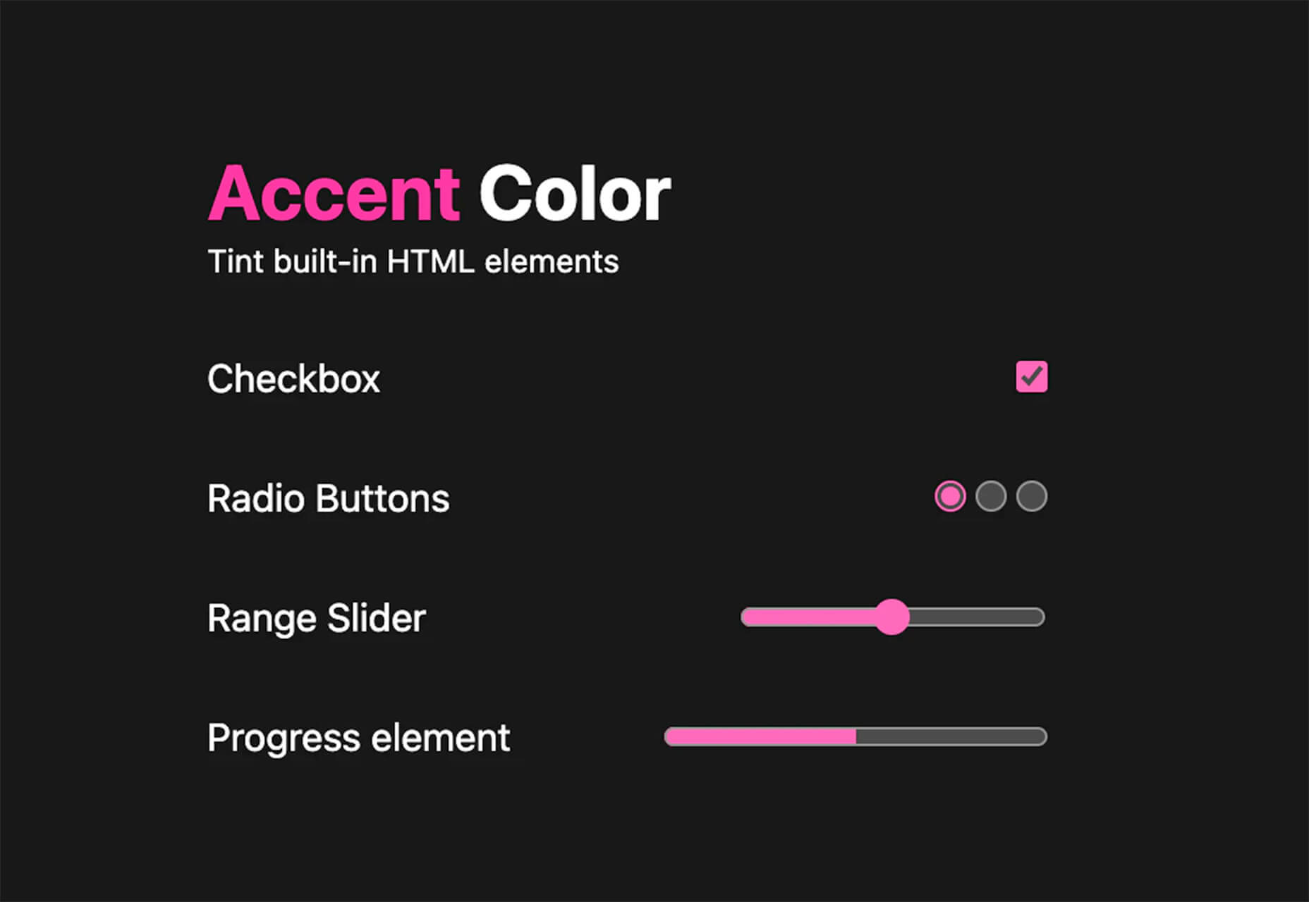accent color