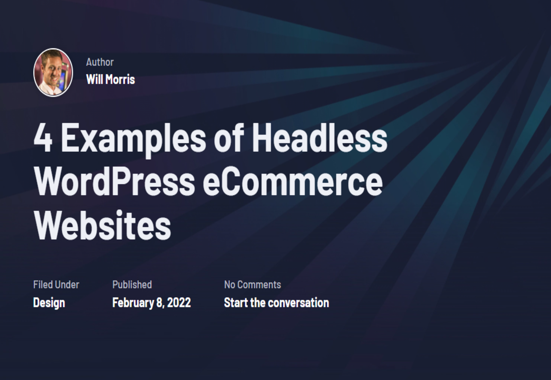 headless wordpress ecommerce examples