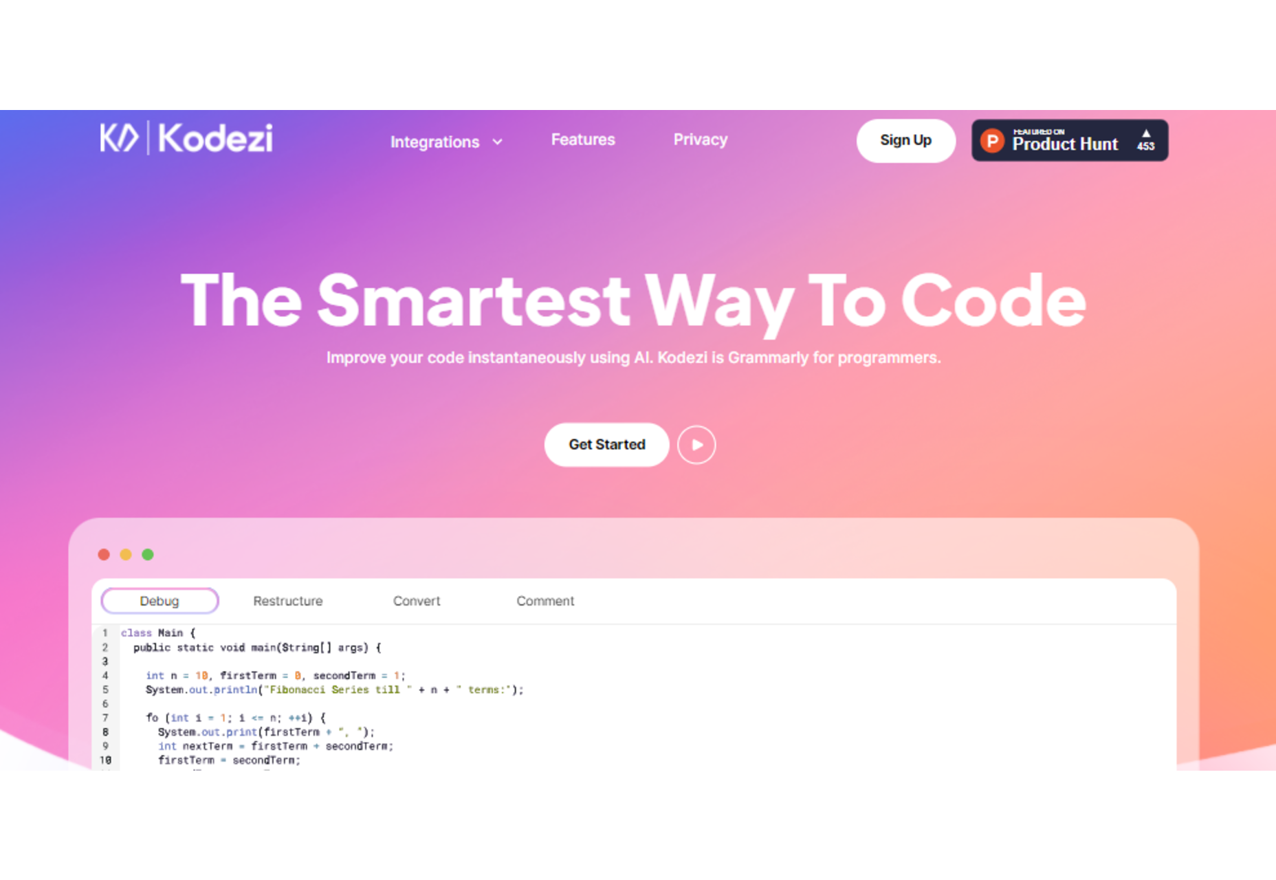 Kodezi grammarly for programming