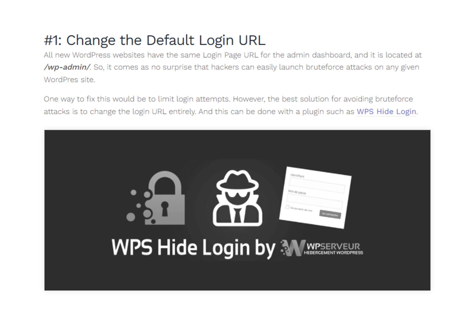 improve wp security