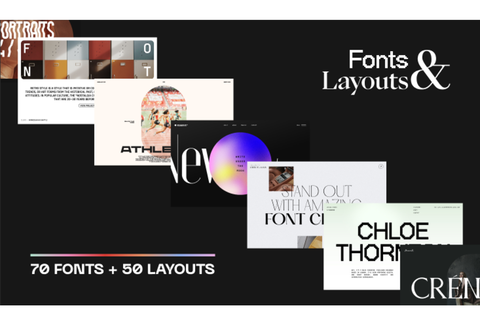 fonts and layouts