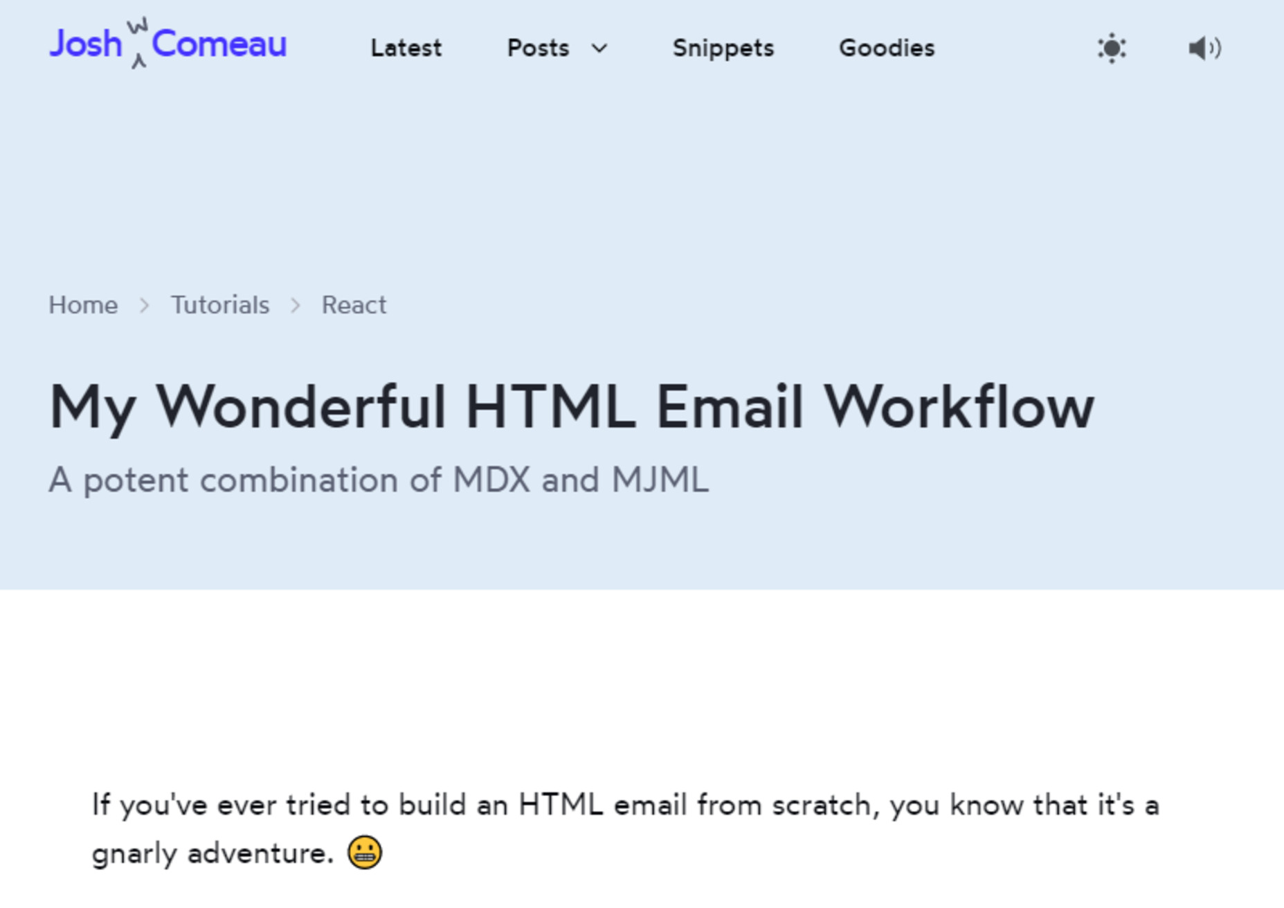 html email workflow