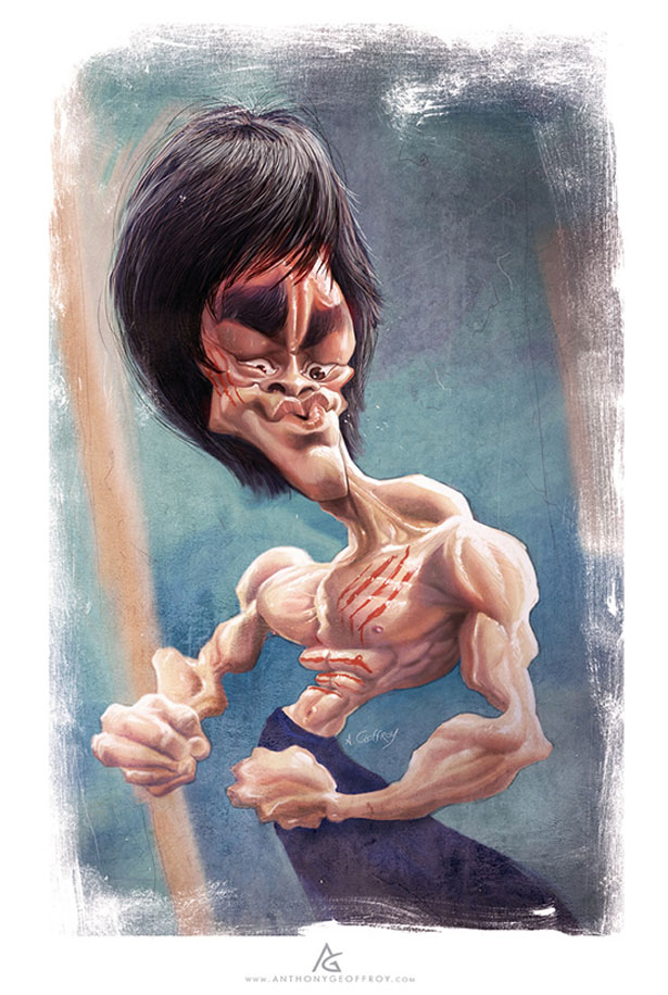 Famous and Funny Caricatures by Anthony Geoffroy