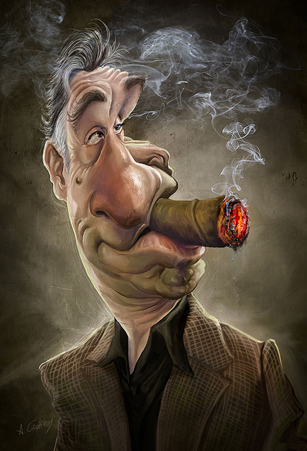 Famous and Funny Caricatures by Anthony Geoffroy
